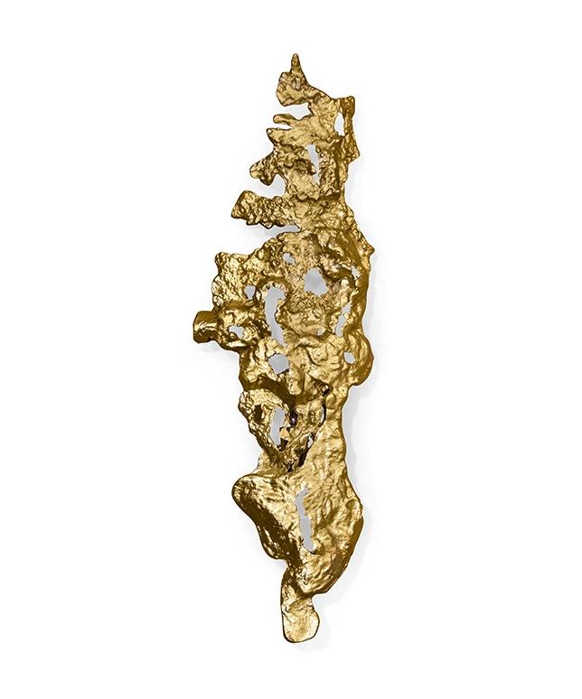Volcanic Brass Wall Light
