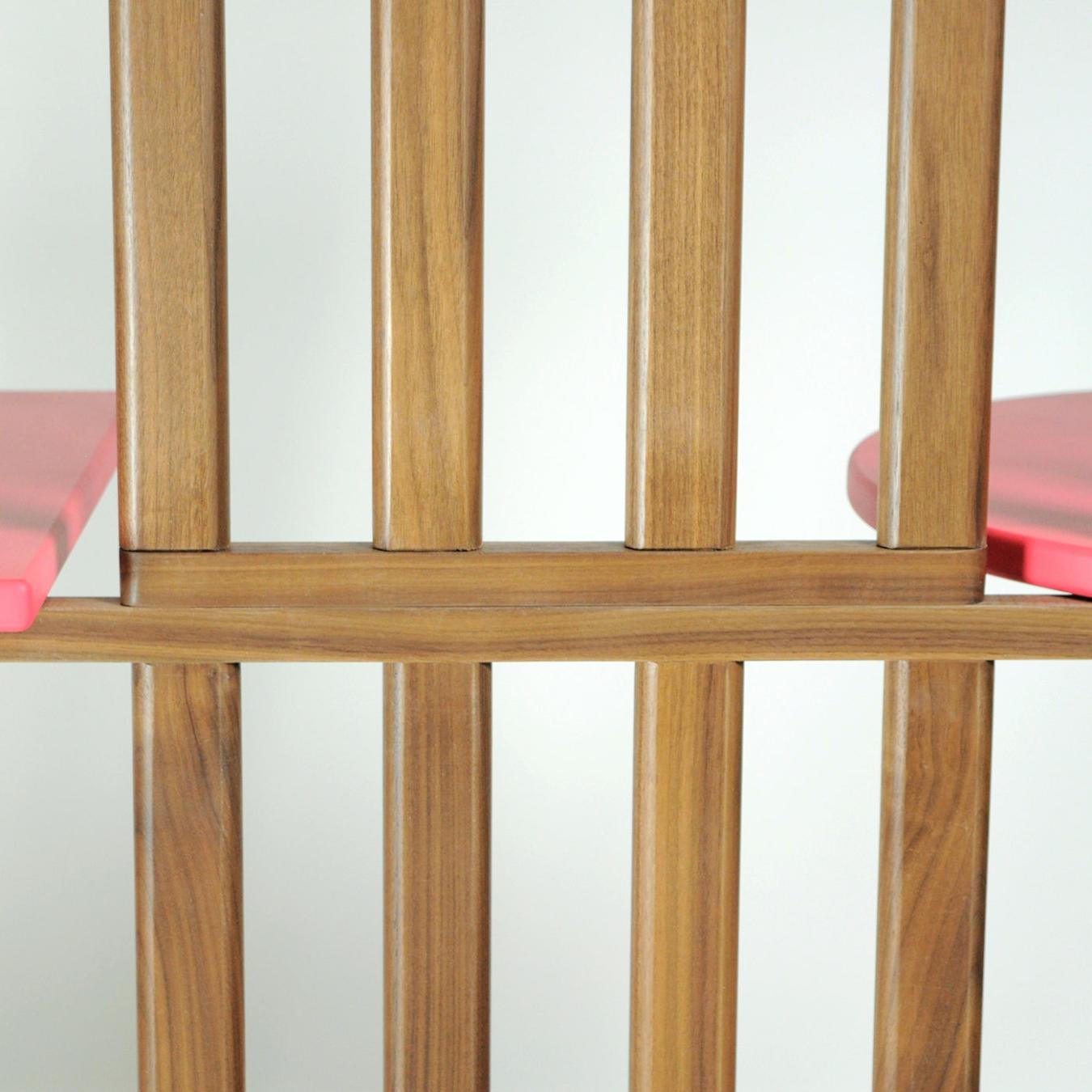 Pink Five-Tier Bookcase