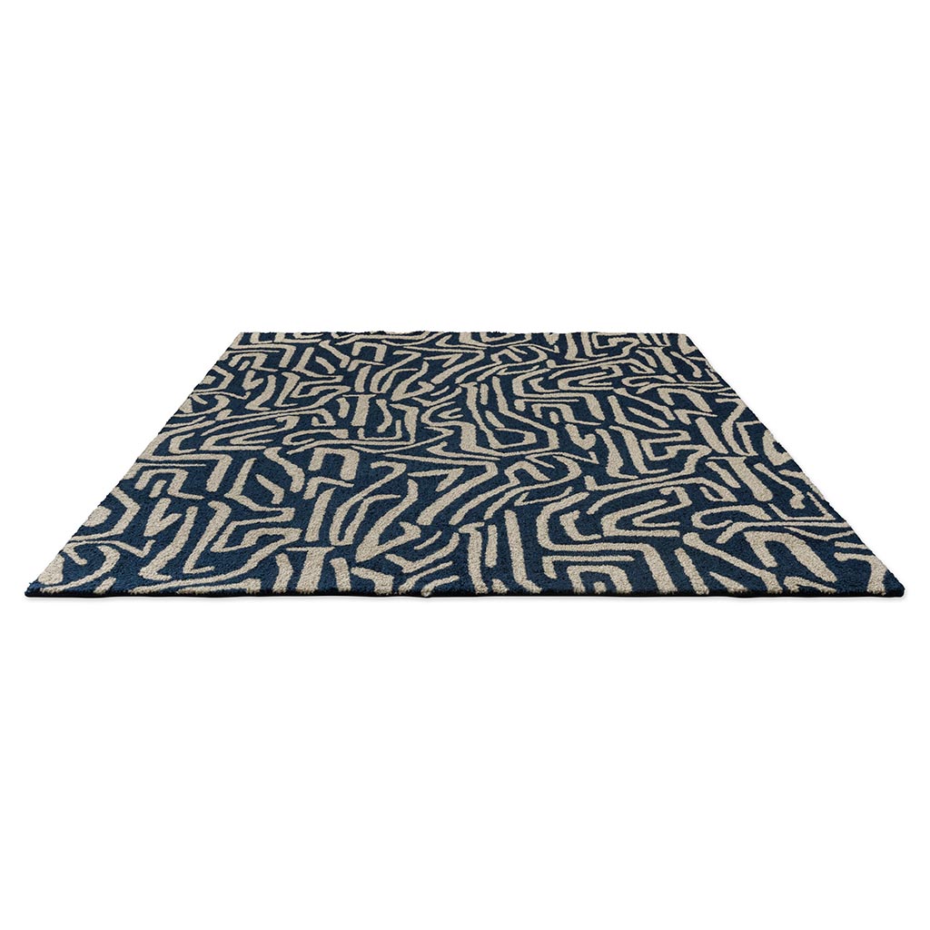 Melodic Blue Outdoor Rug