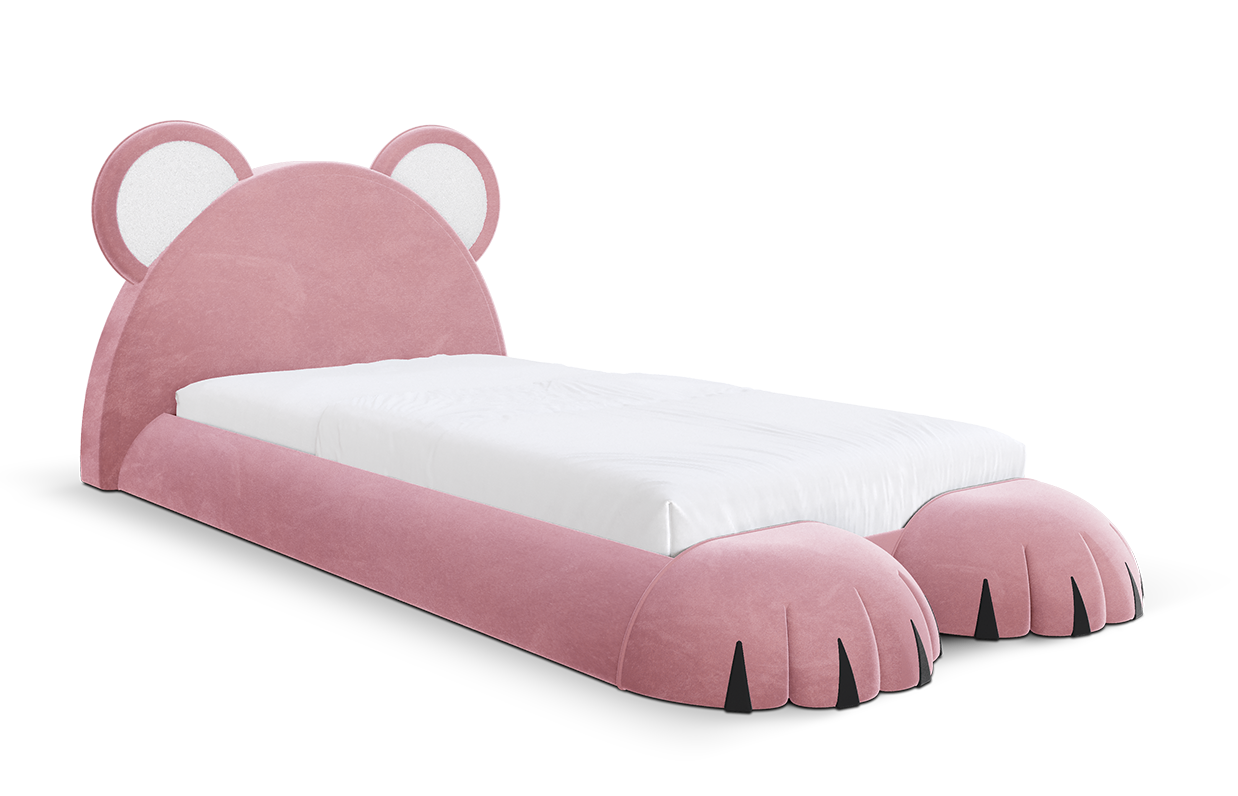 Teddy Dream Pink Bed