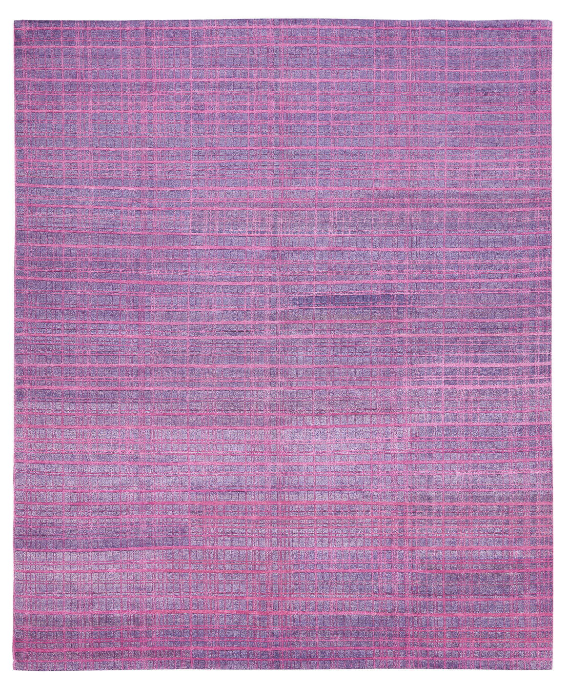 Grid Purple Rug