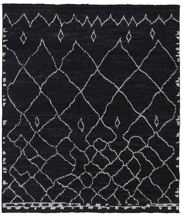 Berber Black High Pile Rug