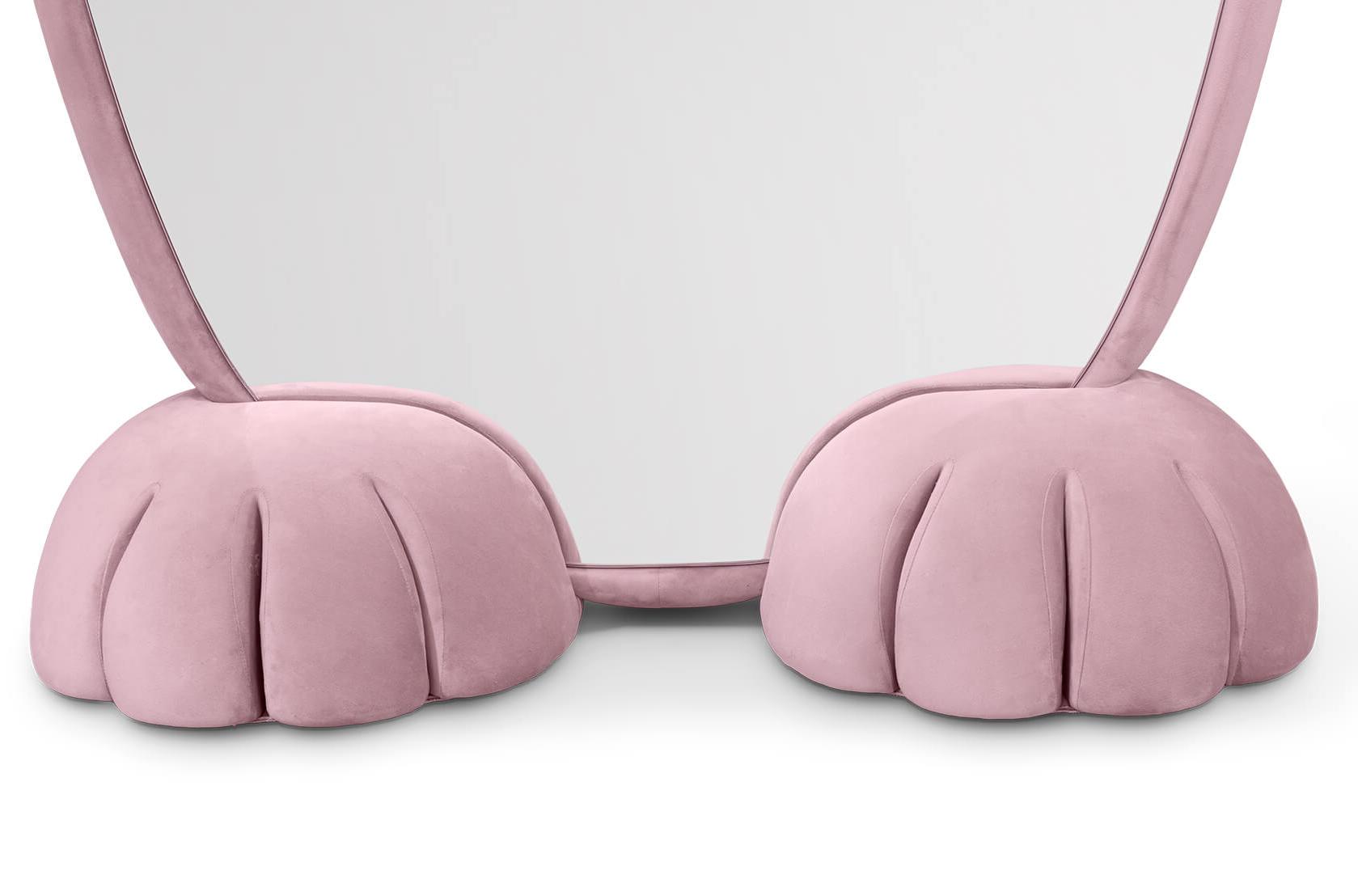 Rabbit Wonderland Pink Mirror