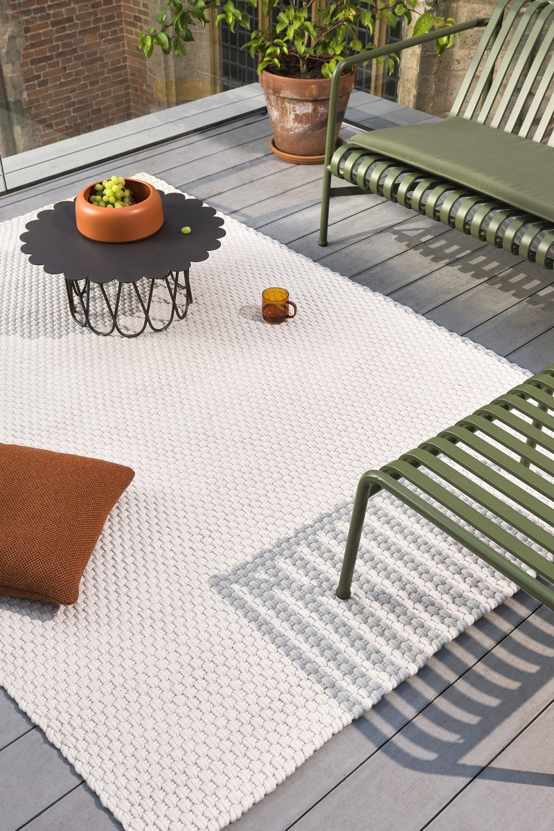 Lace White Sand Outdoor 497009 Rug
