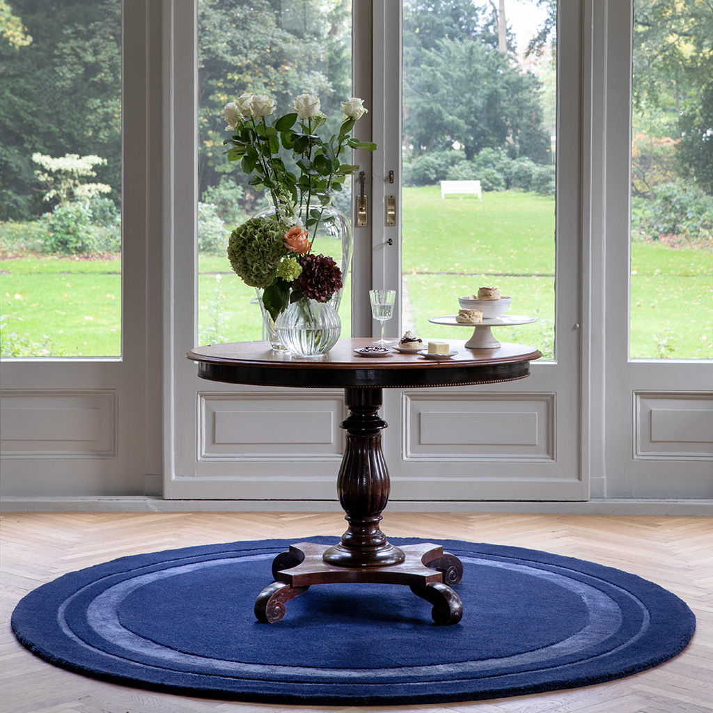 Redbrook-Midnight Round Rug