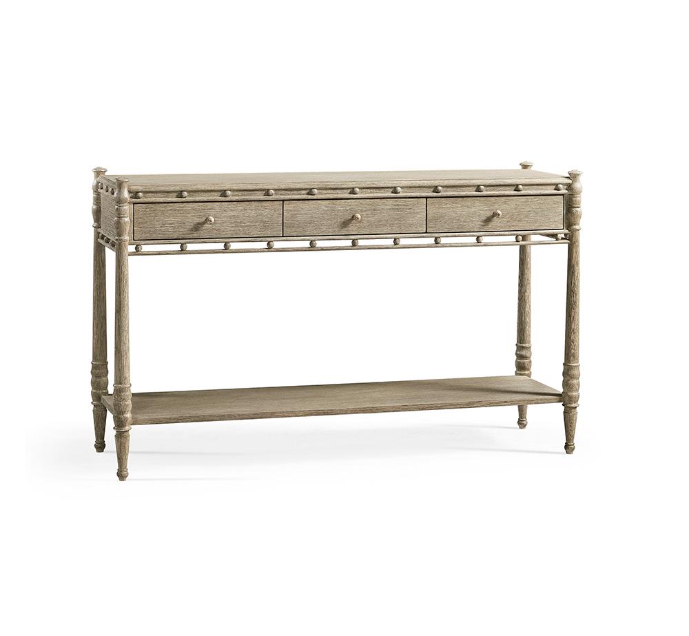 Morris Console Greyed Oak