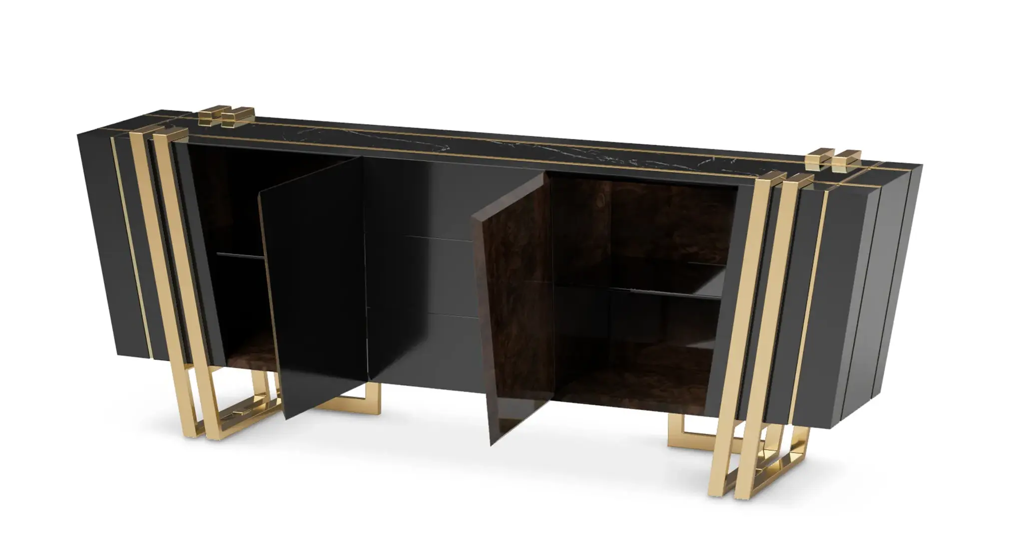 Elevate Black Sideboard