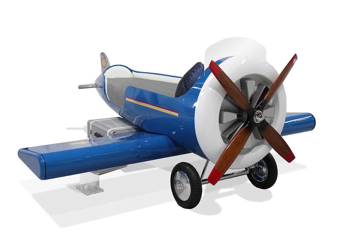 Cloud Glider Blue Plane Bed