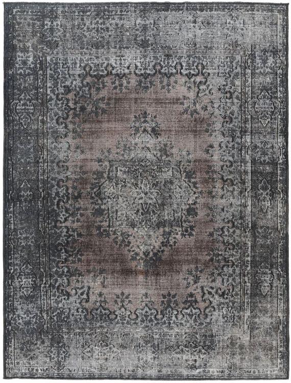 Dark Gray Vintage Rug