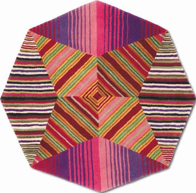 Octagon Rug Missoni Nabarniz | Size: Ø 110 cm