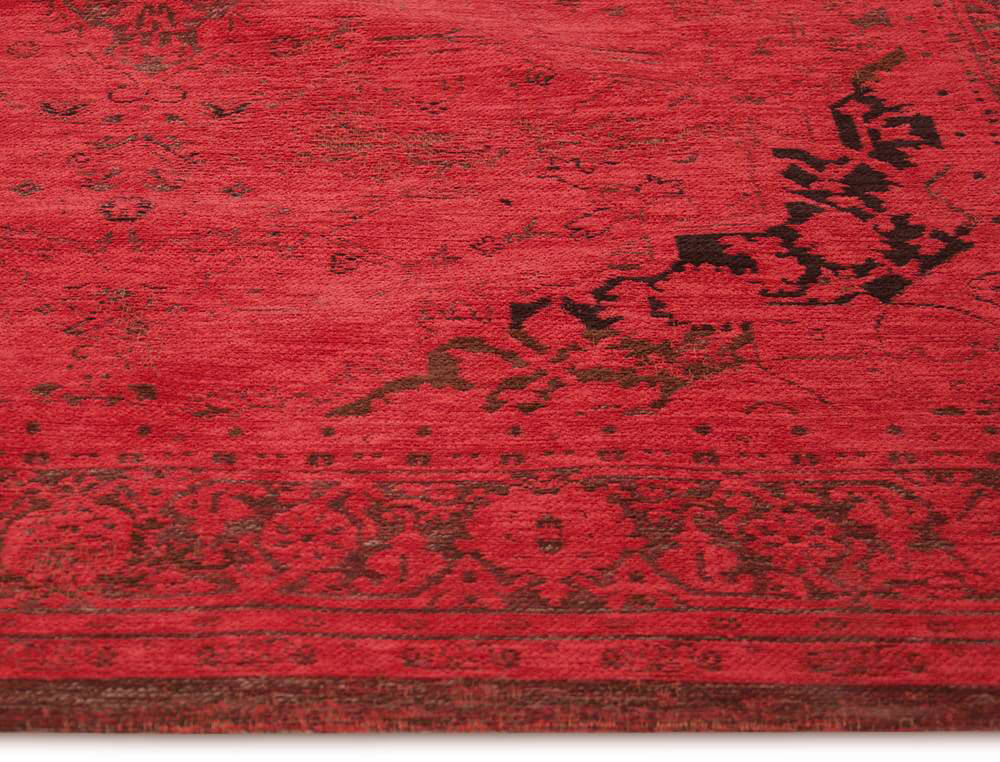 Heriz Antique Scarlet Rug ☞ Size: 60 x 90 cm