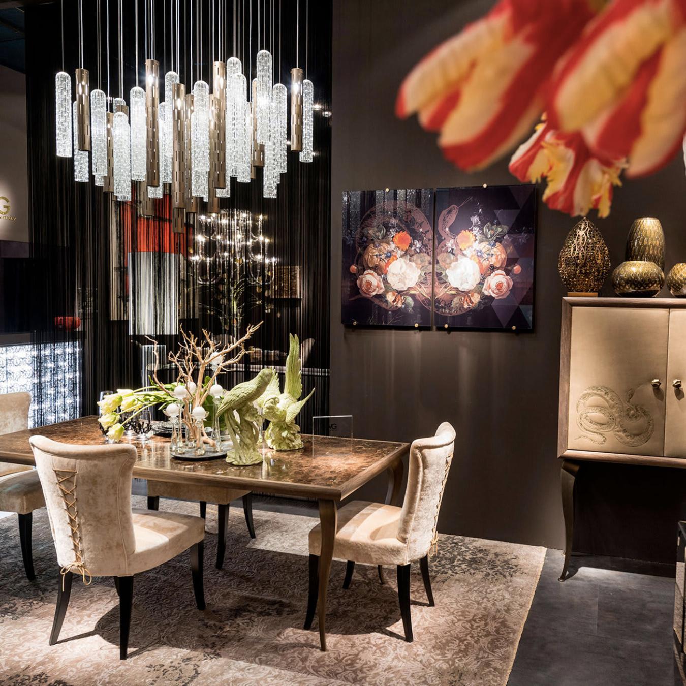 Adam Dining Table in Wood Finish
