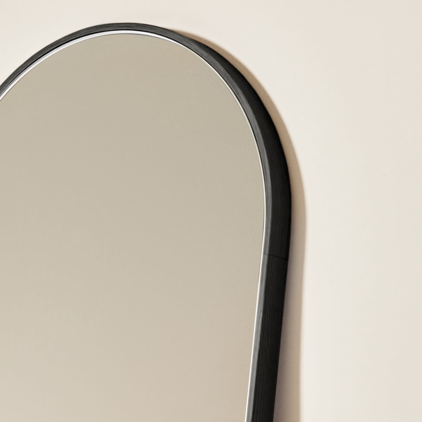 Tutto Sesto Black Italian Floor Mirror