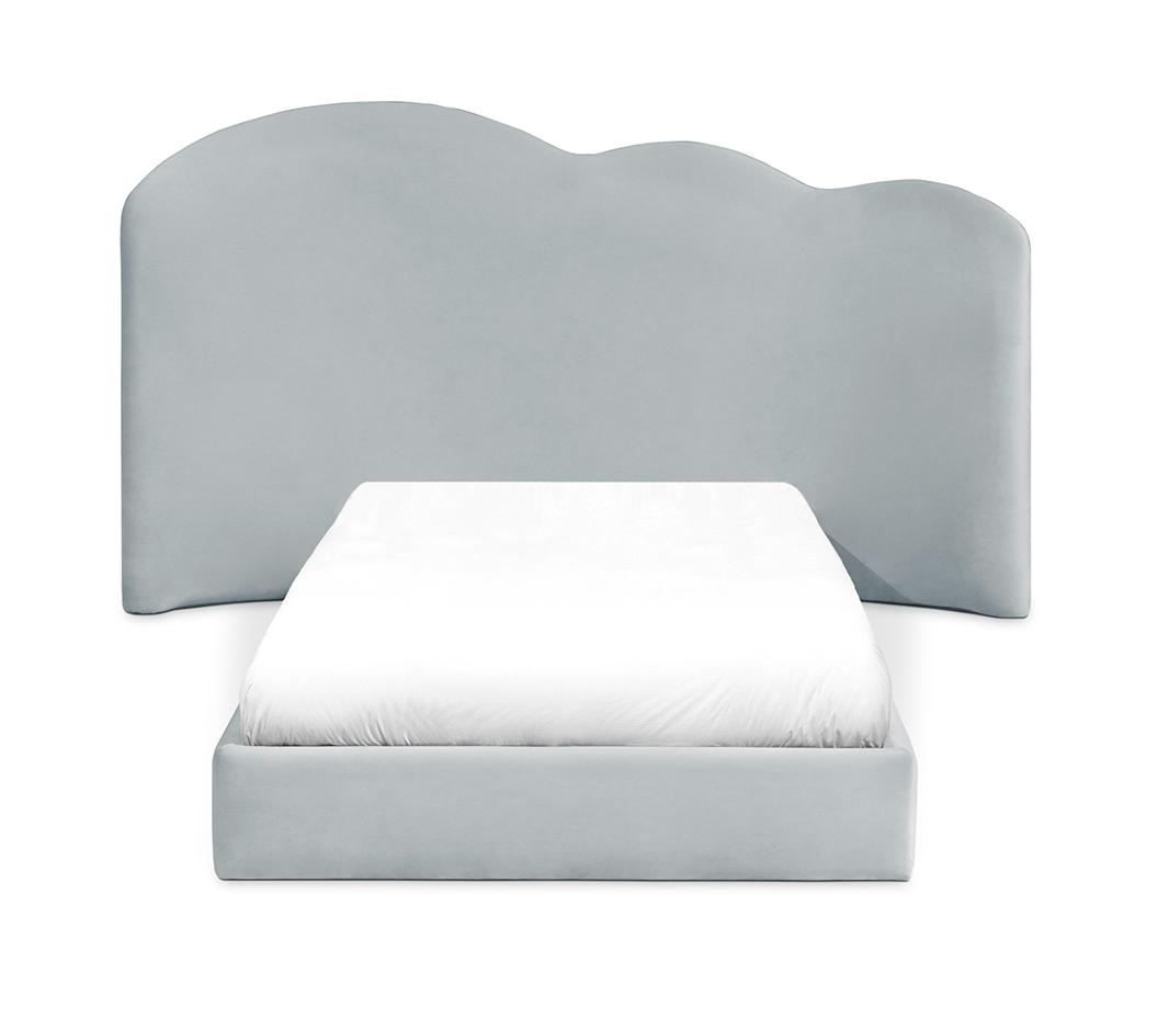 Fluffy Sky Grey Bed