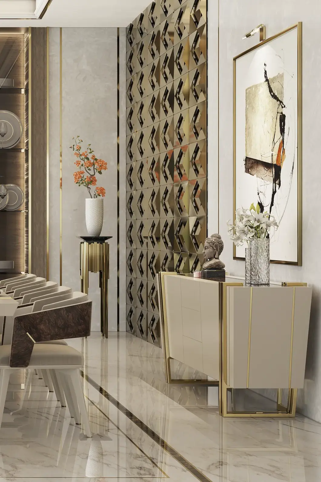 Elevate Beige Sideboard