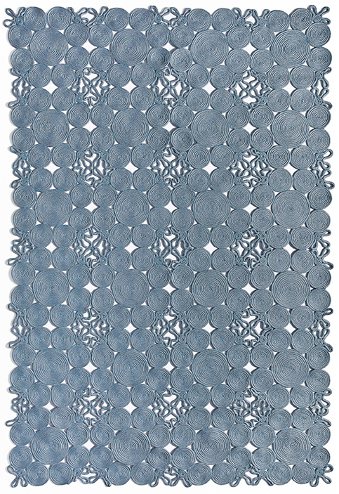 Rope Indoor / Outdoor Blue Rug