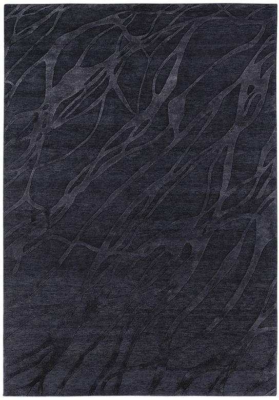 Modern Hand-Knotted Blue Rug ☞ Size: 200 x 300 cm
