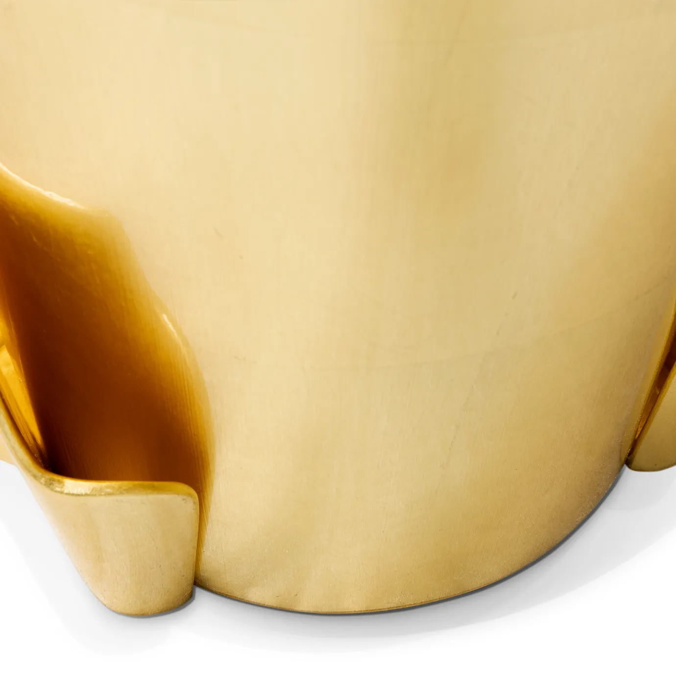 Solstice Gold Leaf Side Table
