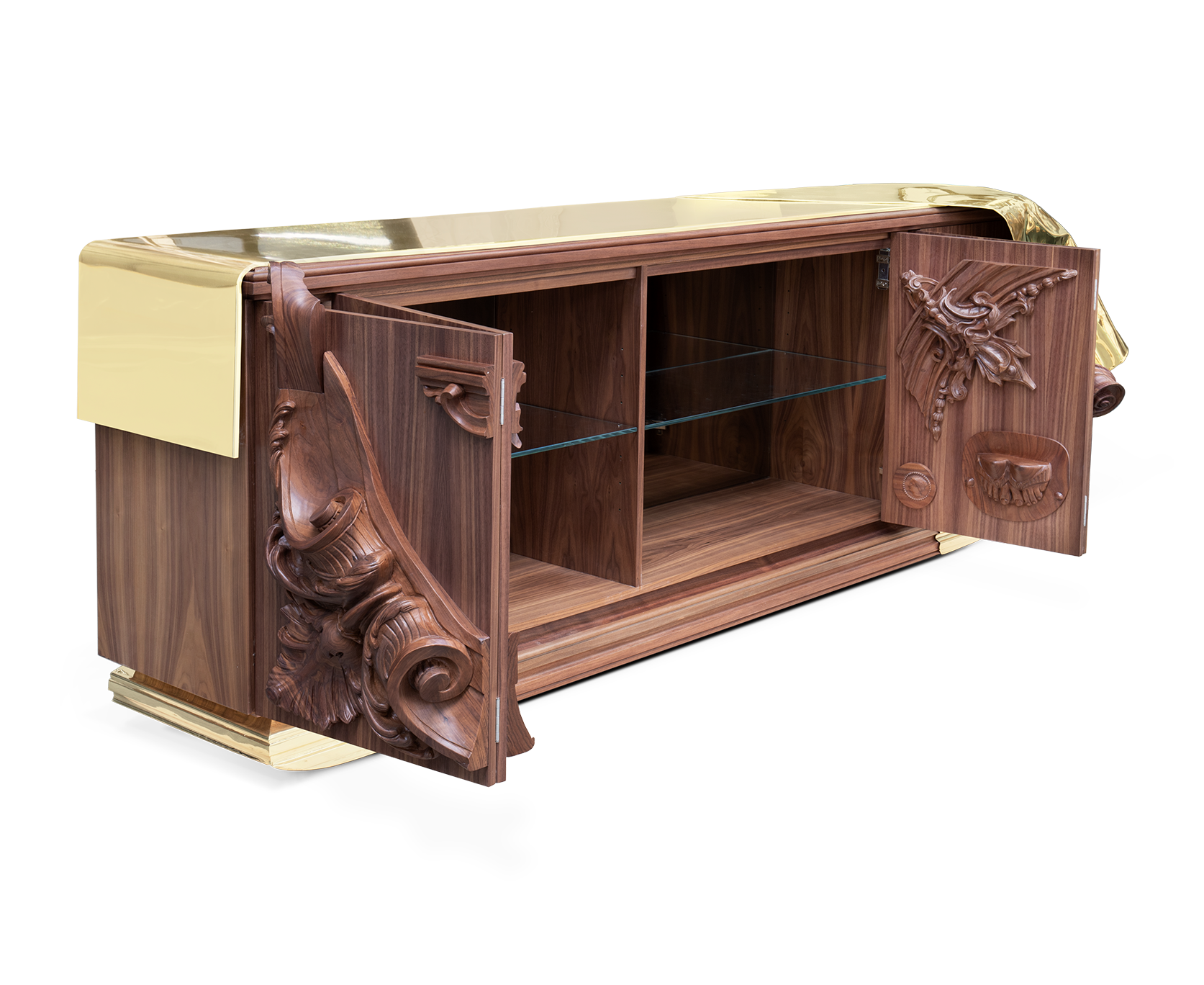 Valiant Walnut Wood Sideboard