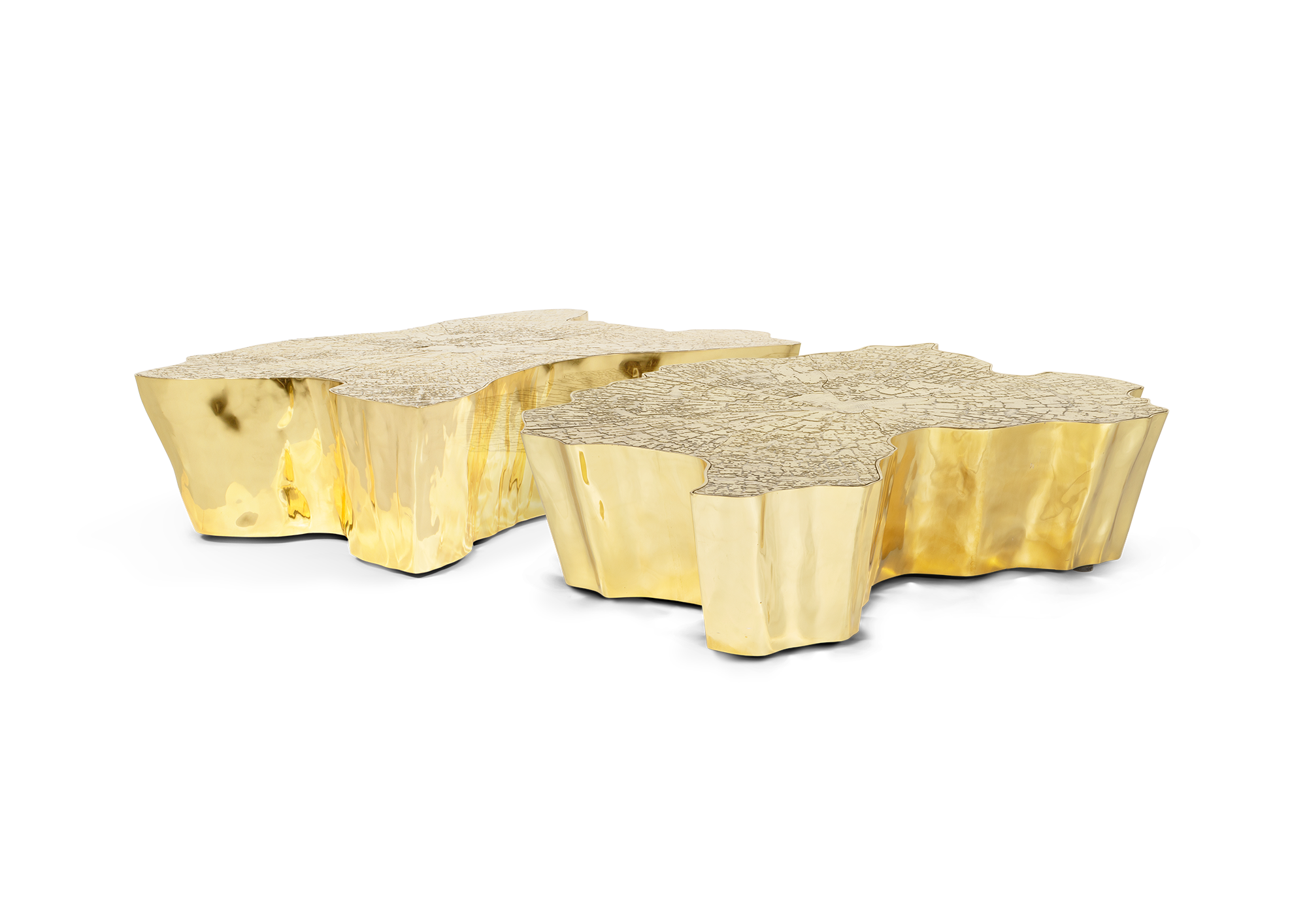 Paradise Gold Center Table | Dimensions: W 138 x D 95 x H 36 cm