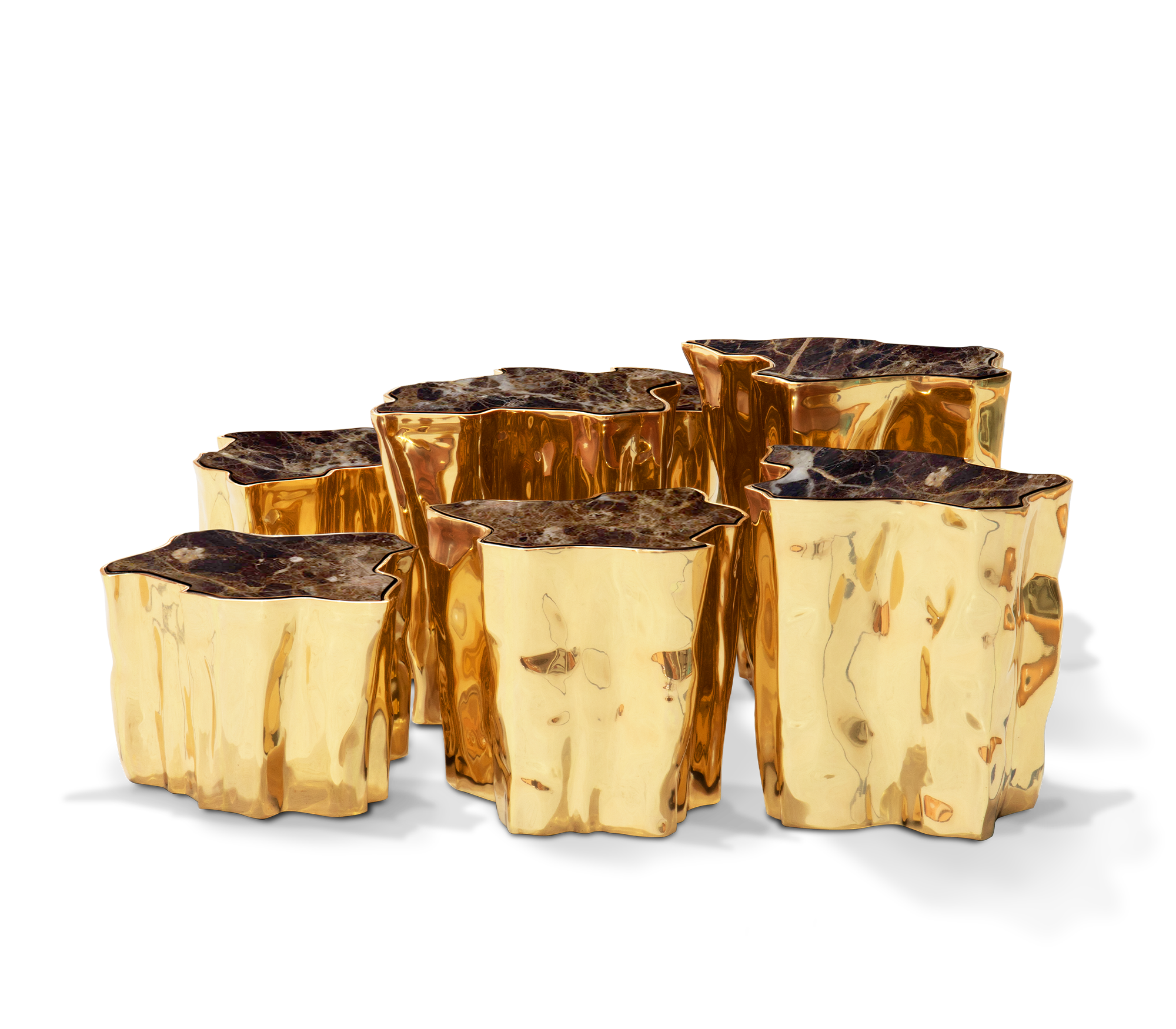 Paradise Earth-Tone Coffee Table
