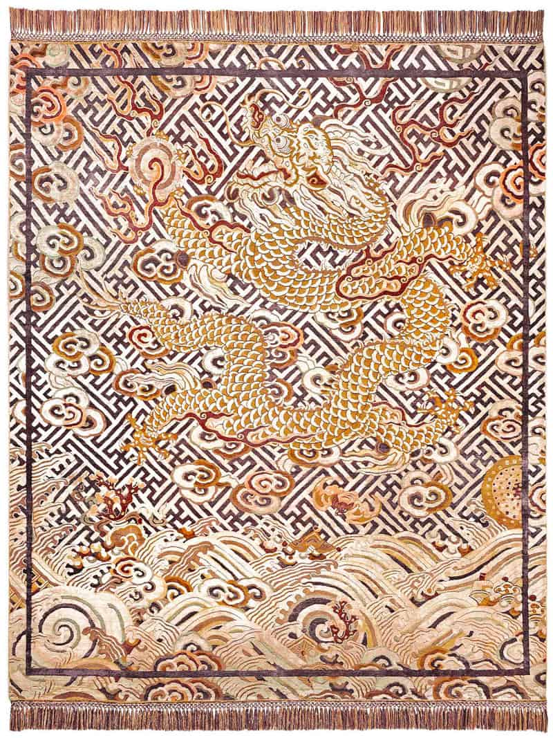 Dragon Hand-Knotted Rug