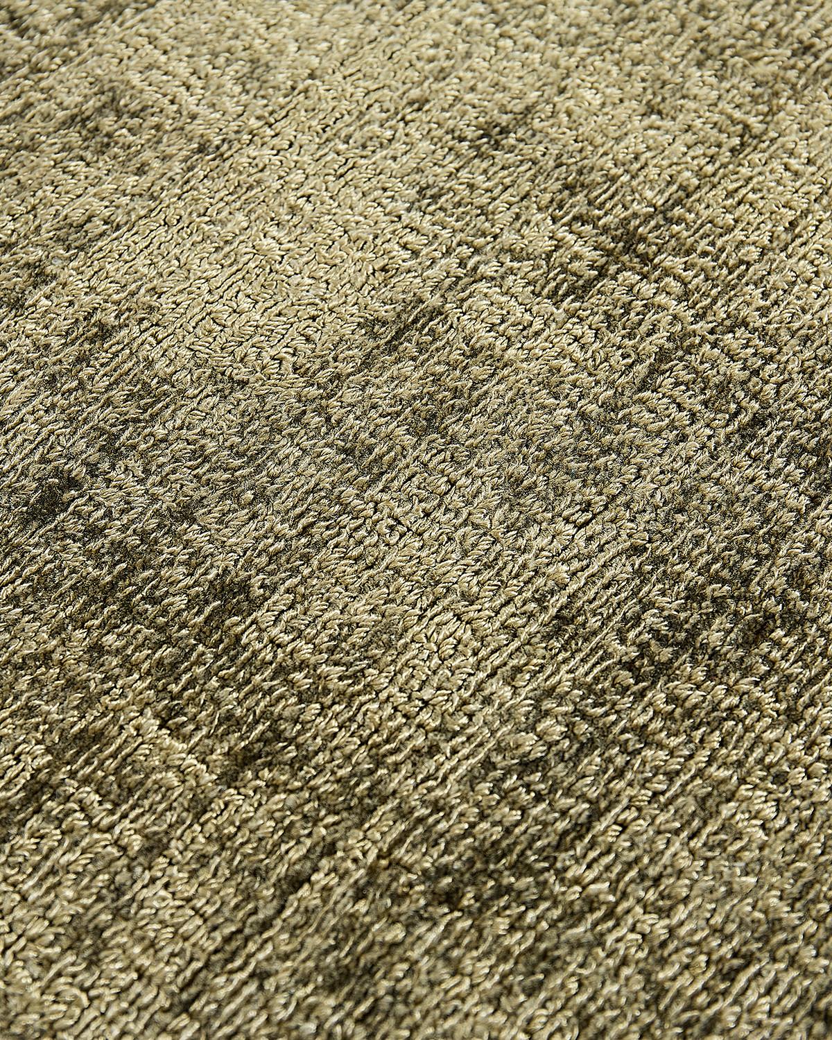 Olive Banana Silk Rug