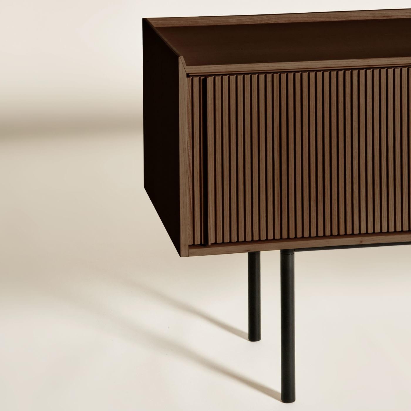 Sipario High Luxury Brown 2-Doors Sideboard Italian Artisan