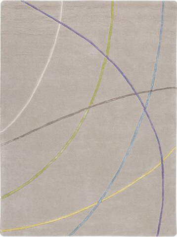 Indian Handtufted Wool & Viscose Rug Buzzz