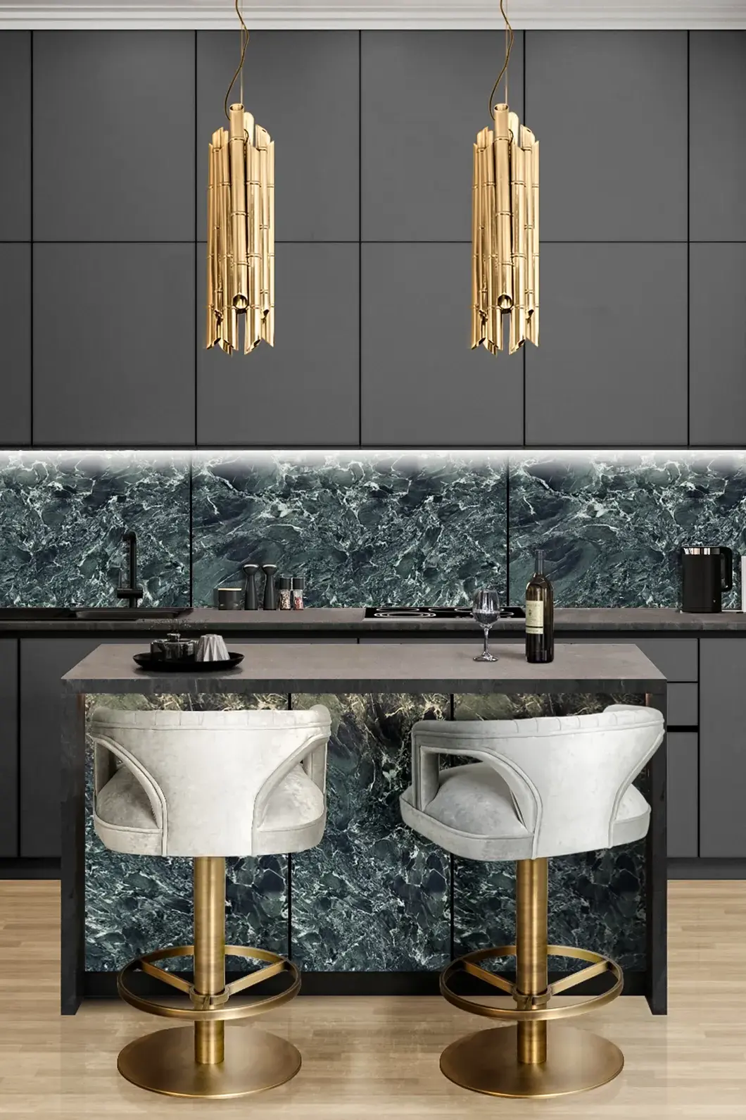 Dune II Rotating Counter Stool - 2