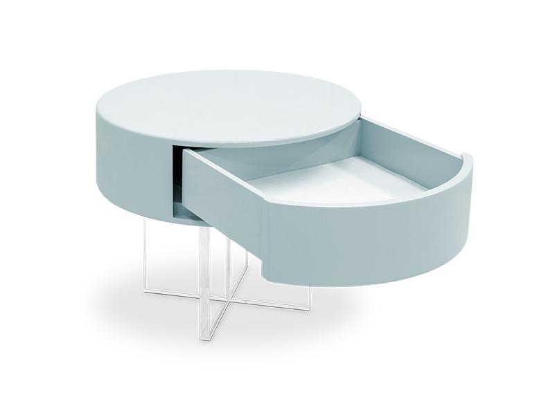 Nimbus Blue Bedside Table