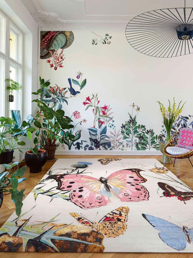 Butterfly Hand-Woven Rug