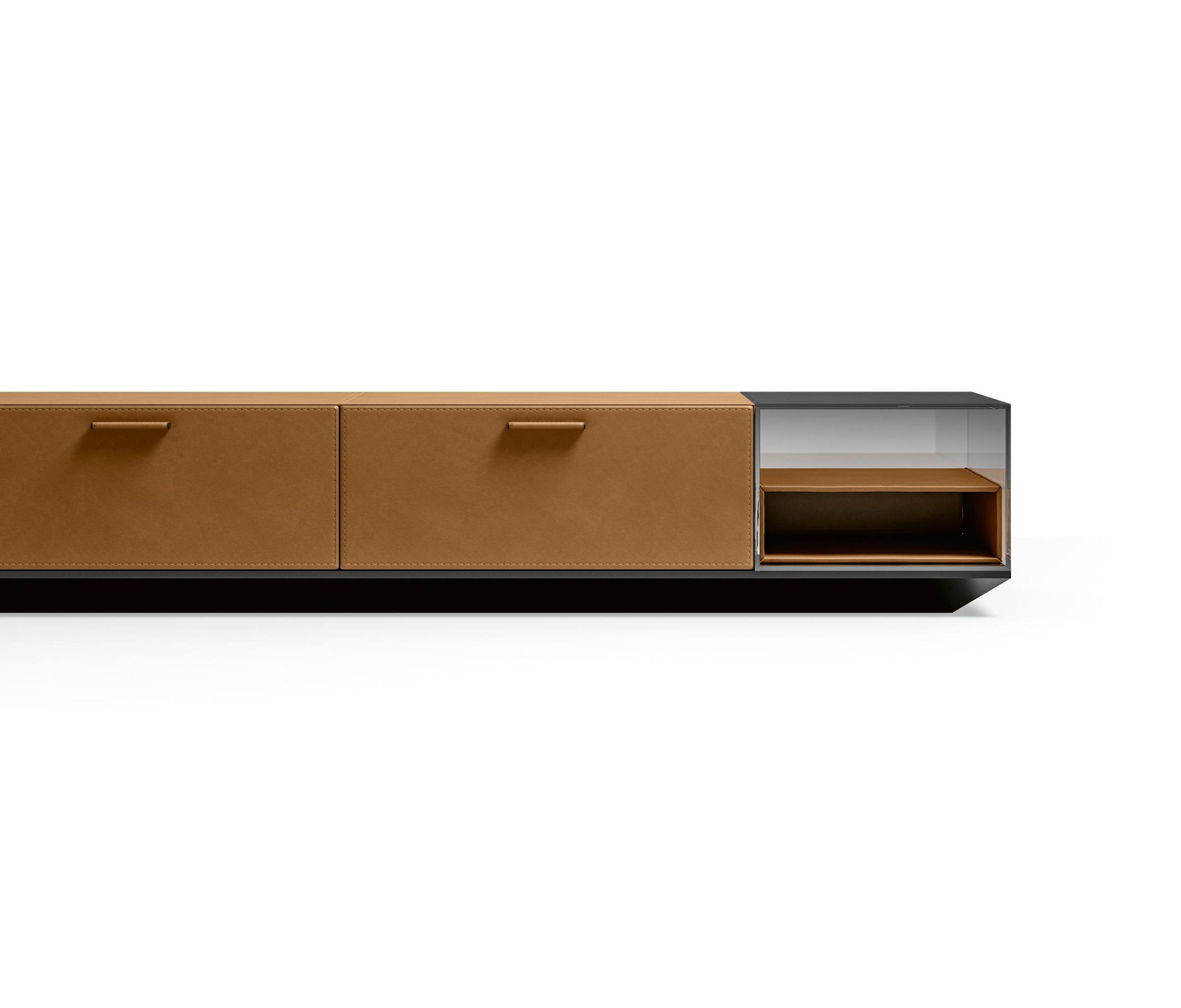 Luxurious Leather TV Stand | Dimensions: W 260 cm