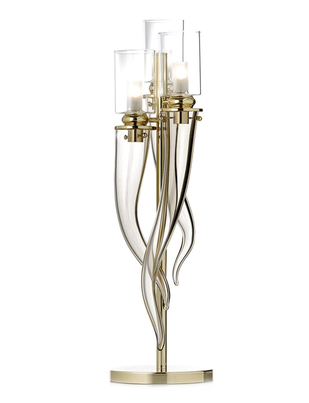 Honey Venetian Glass Table Lamp