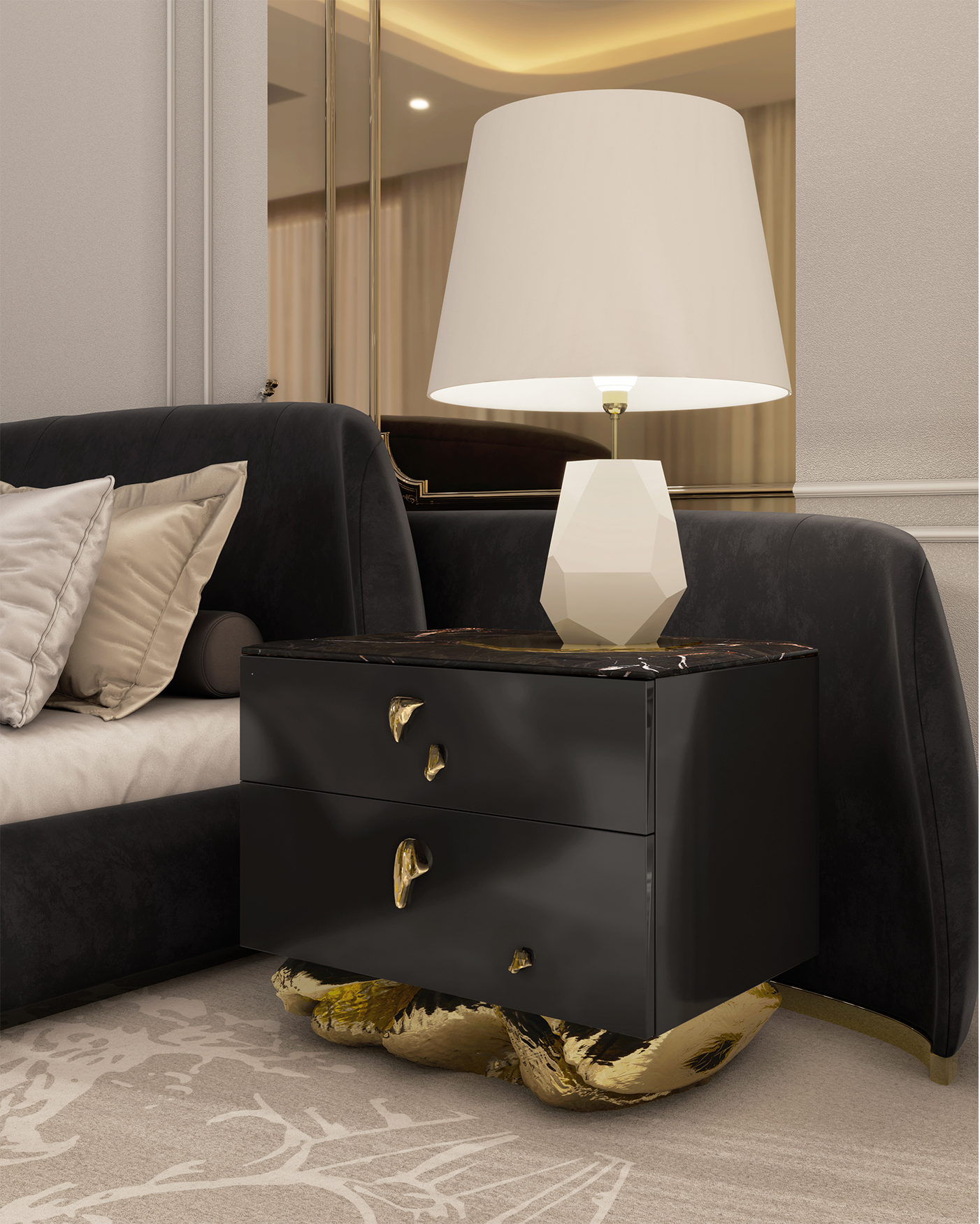 Angra Petite Bedside Table