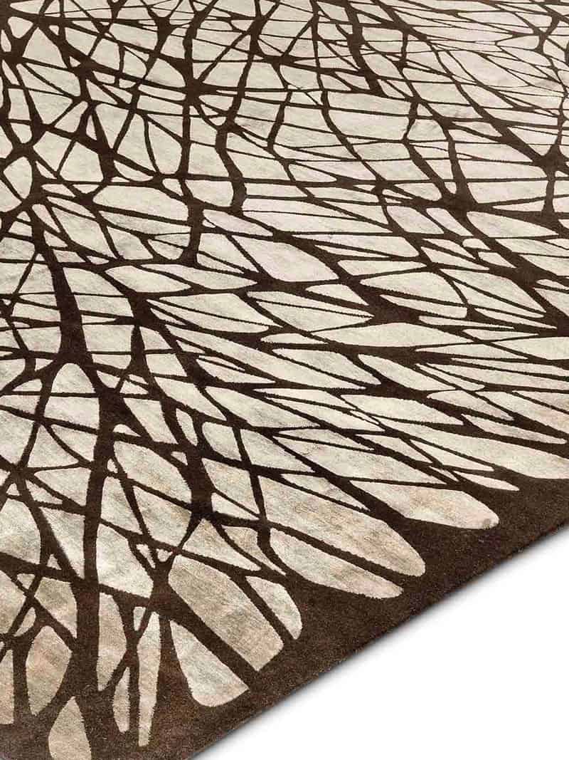 Dresden Brown Hand-Knotted Rug