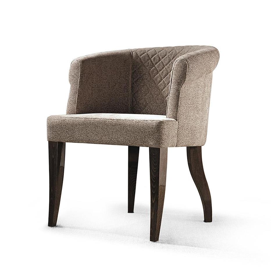 Rounded Stitched Armchair