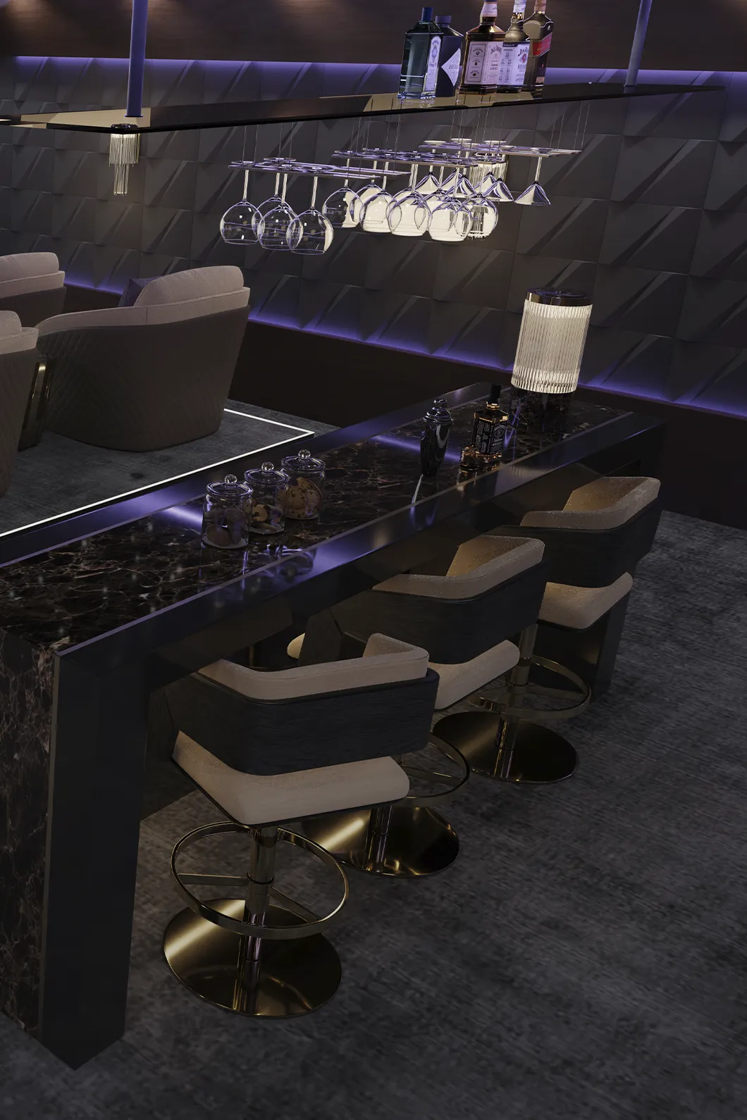 Regent Swivel Bar Chair