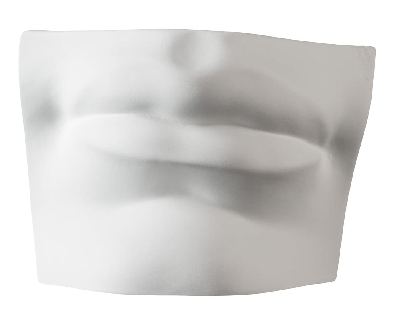 David Mouth White Sculpture