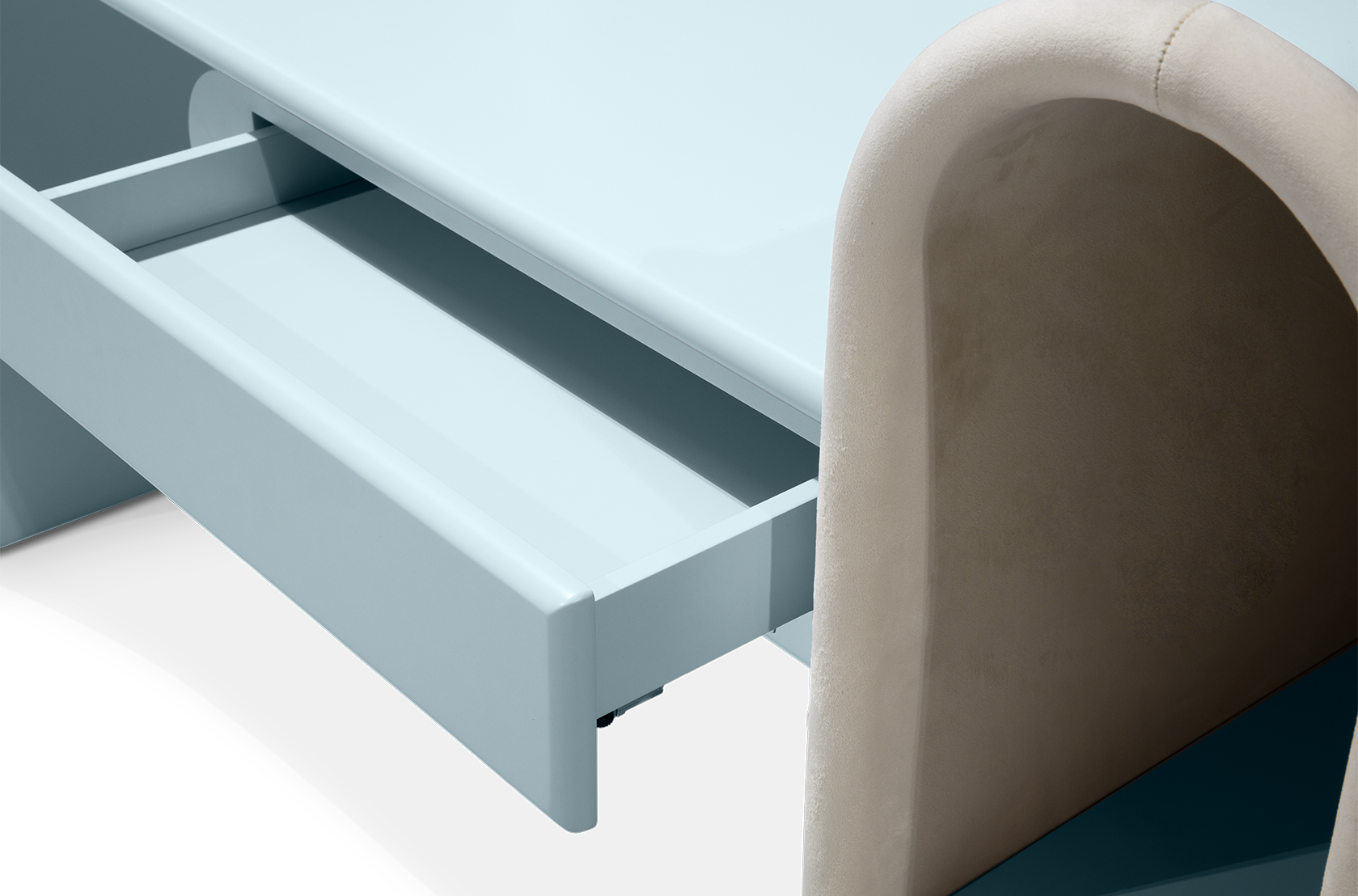 Candy Pop Blue Vanity Table
