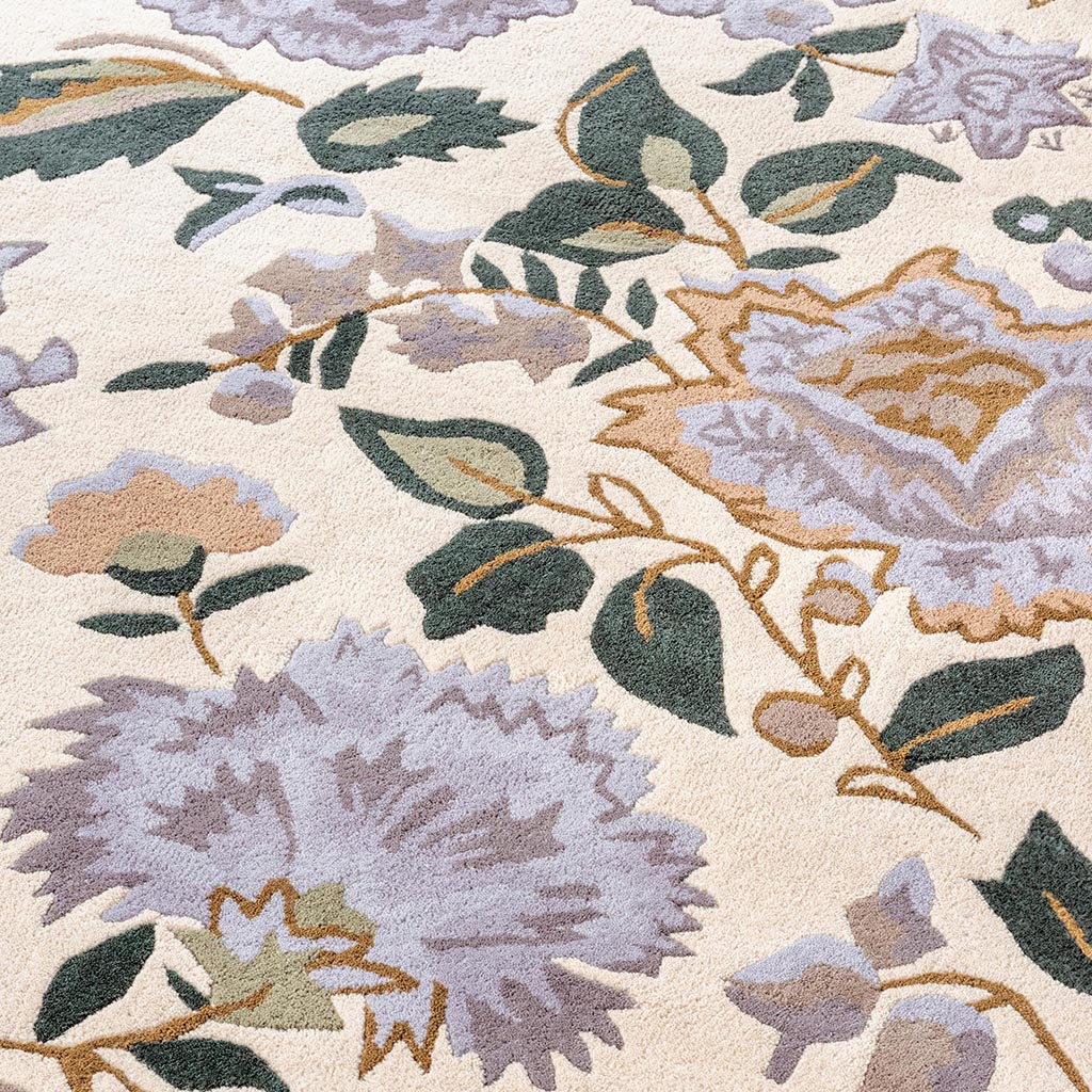 Wendling Floral Heather Pu Rug