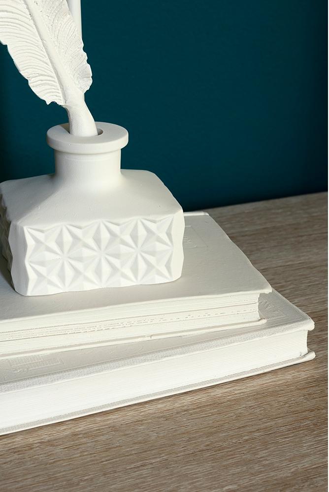 Tom Table Lamp Chalk Finish
