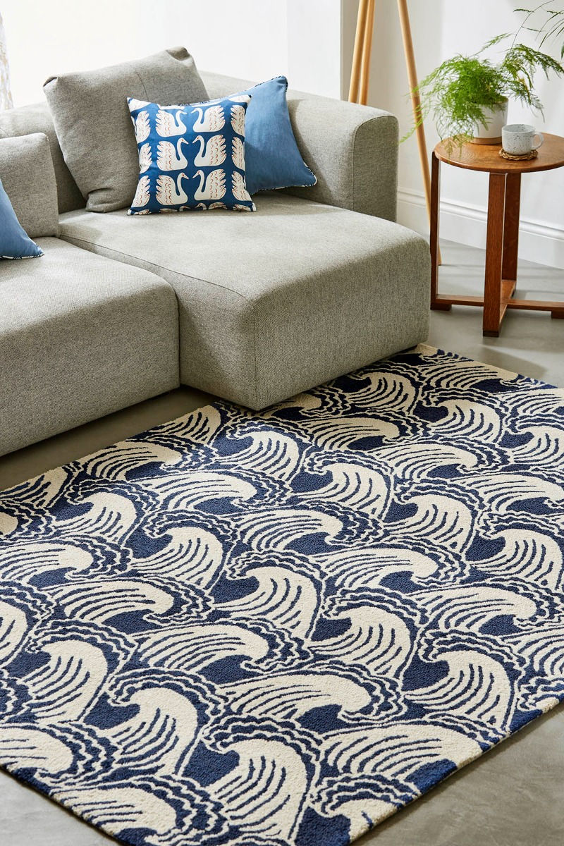 Ride the Wave-Denim 125608 Rug