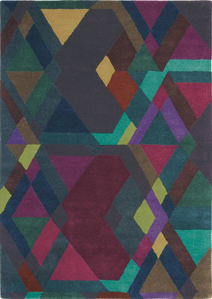 Mosaic Deep-Purple 57607 Rug