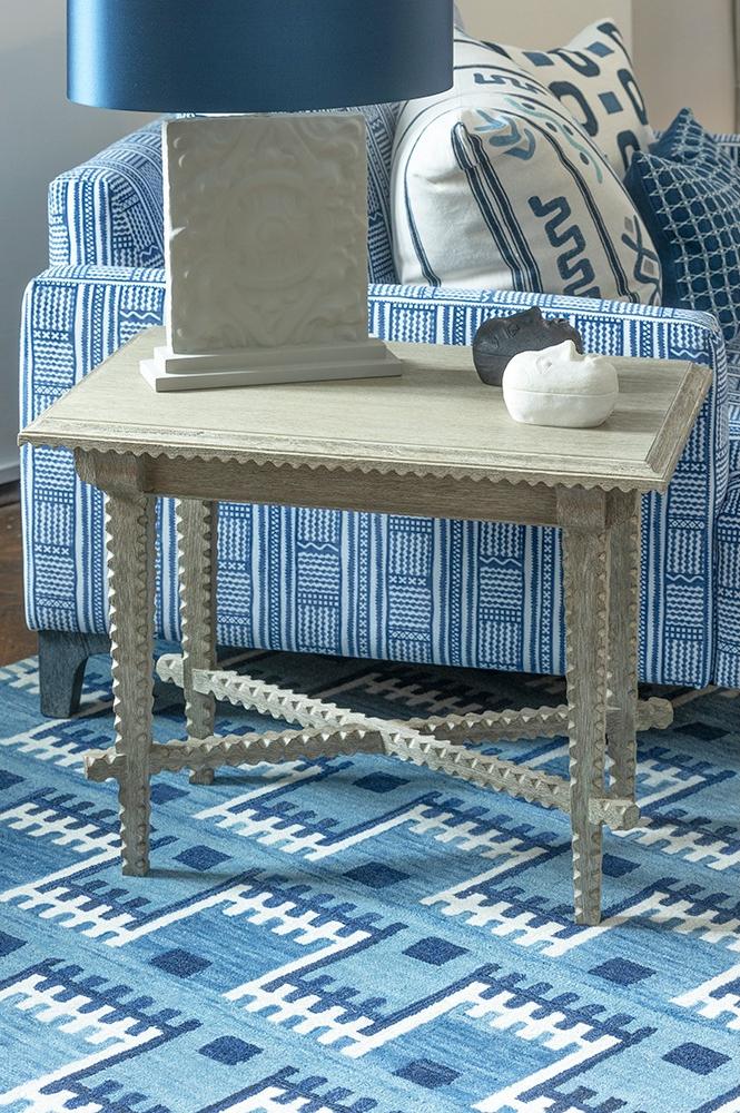 Stratford End Table Greyed Oak