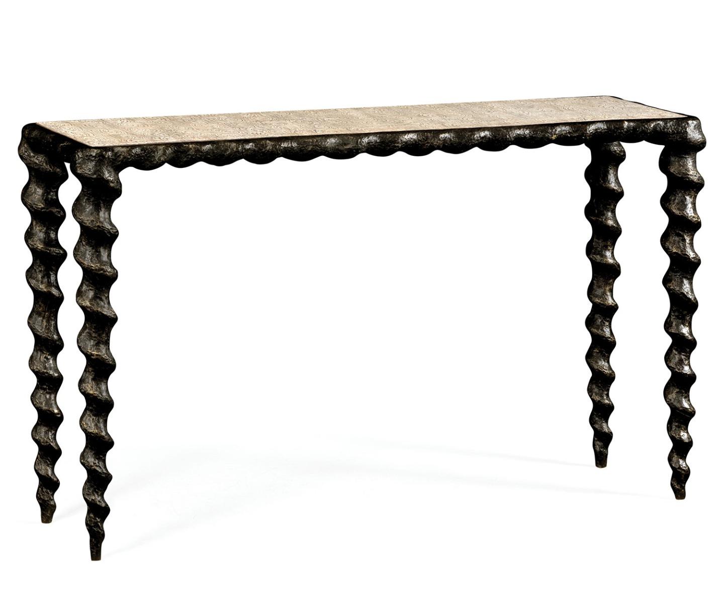 Karinta Console Table White Oyster
