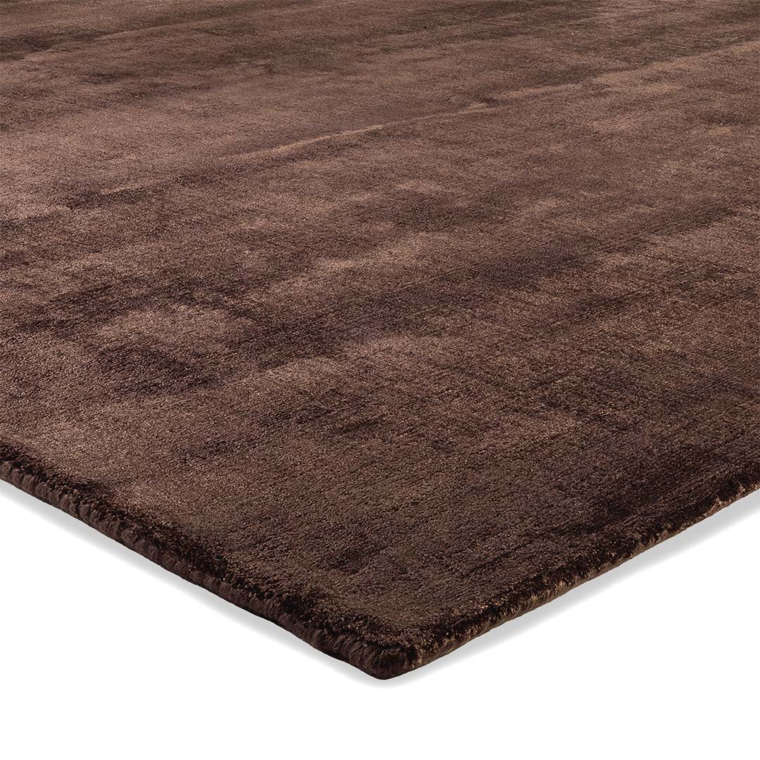 Trendy Shiny Taupe Rug