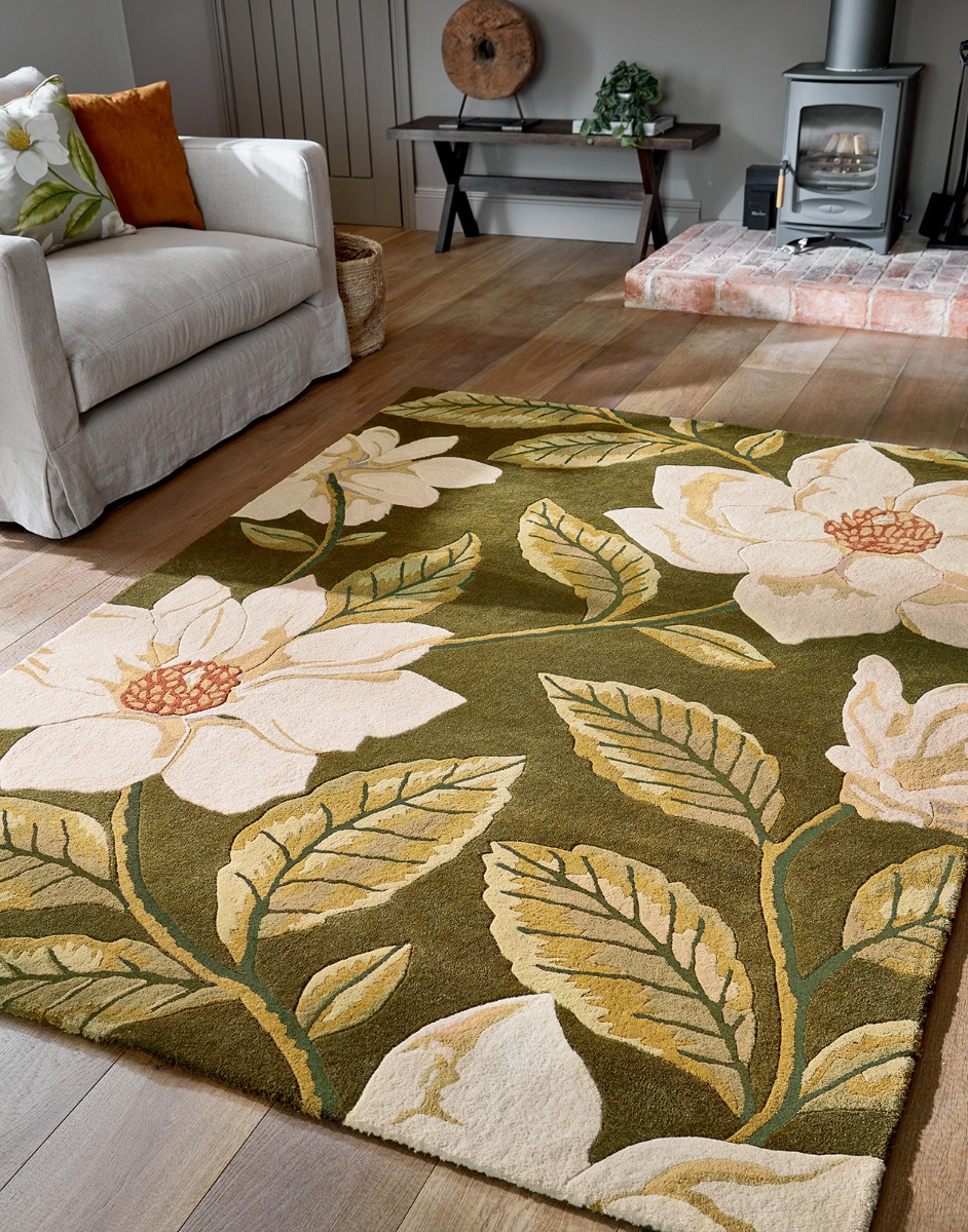 Grandiflora Olive 145607 Rug