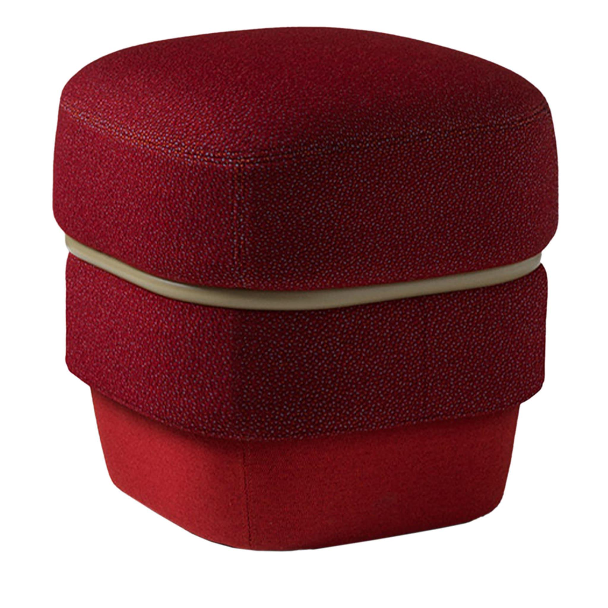 Chemise Italian Red Luxury Pouffe