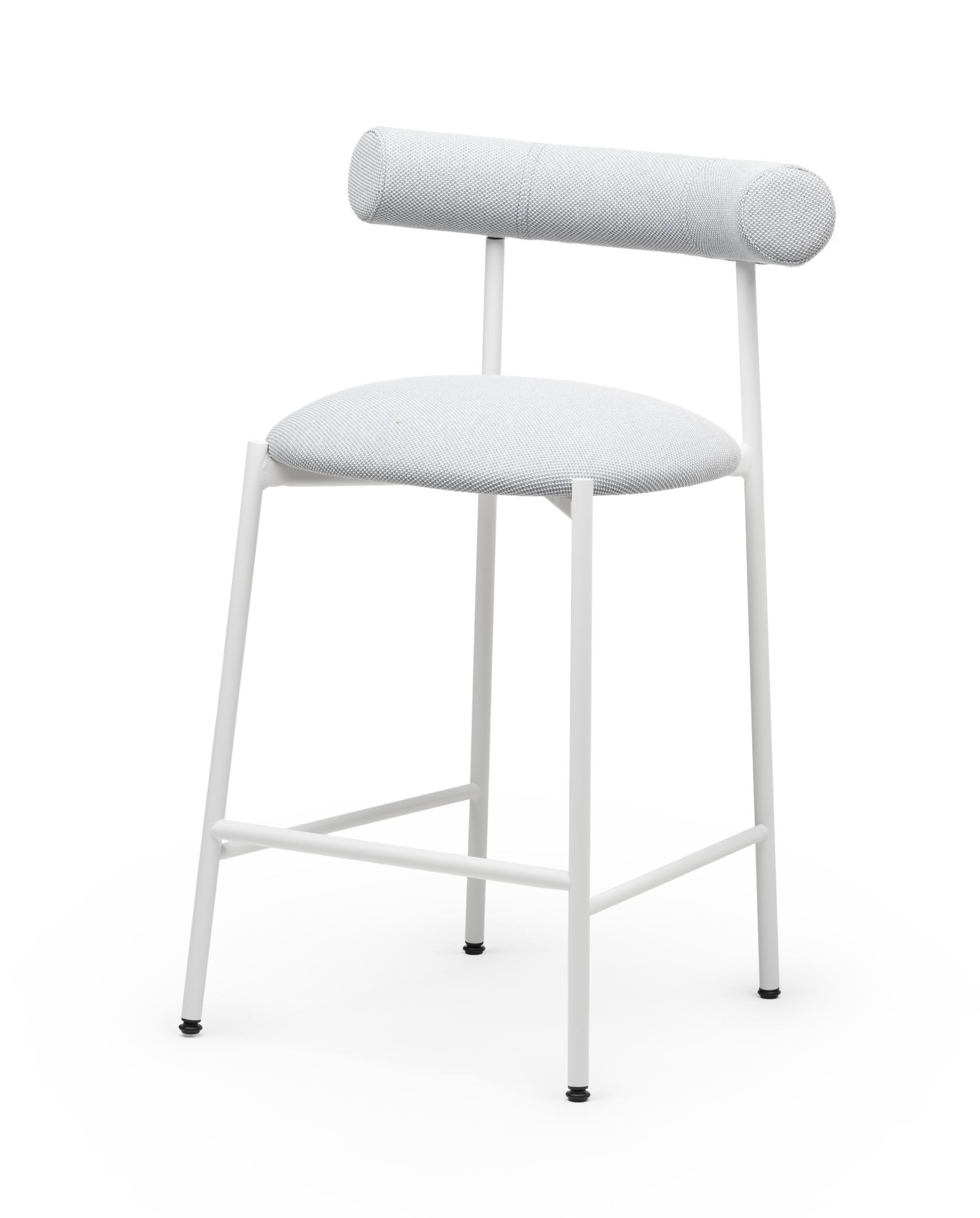 Pampa White Bar Stool